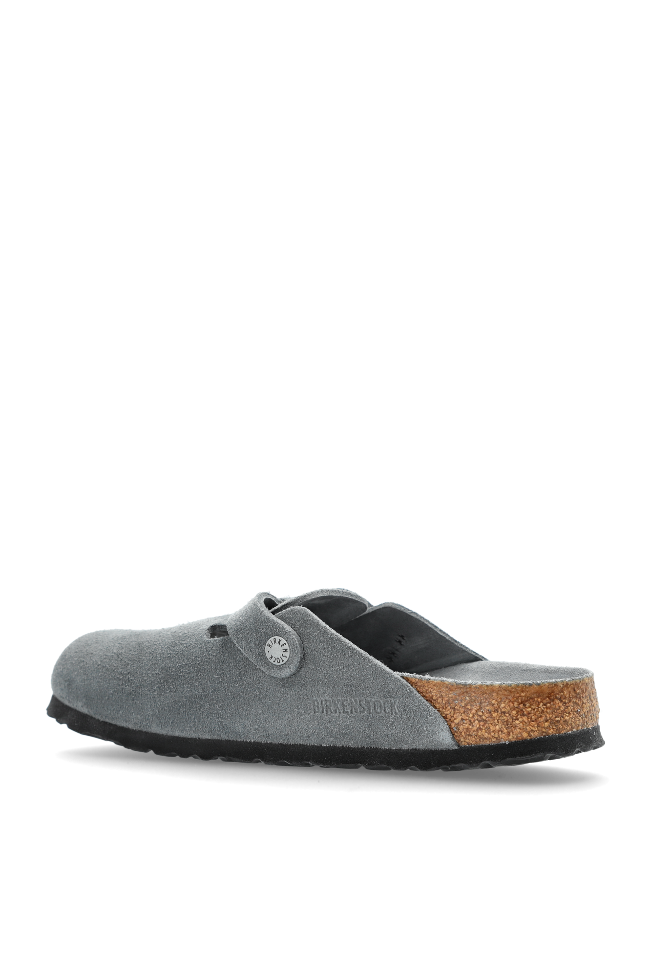 サンダル・ミュール BIRKENSTOCK 'Boston' sabots Birkenstock Boston Mules | Grey | FARFETCH